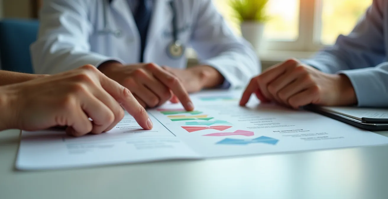 Adolescent participant activement à une discussion sur son parcours de soins